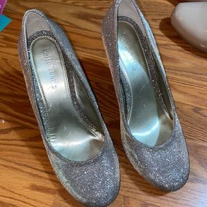Silver/gold heels